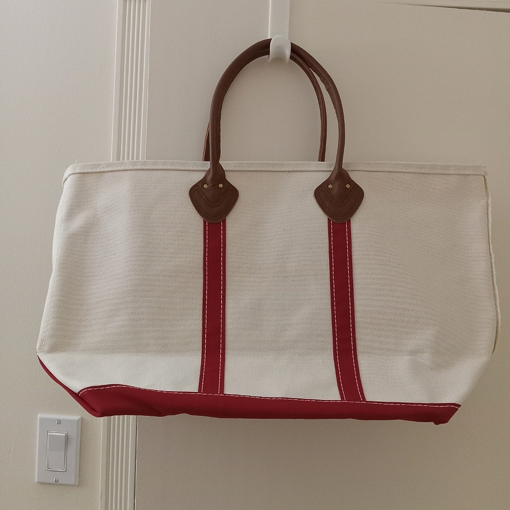 Vintage LL Bean Boat And Tote Canvas Bag
